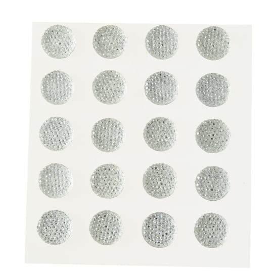 12 Packs: 20 ct. (240 total) 16mm Clear Sugar Stone Stickers by Recollections™